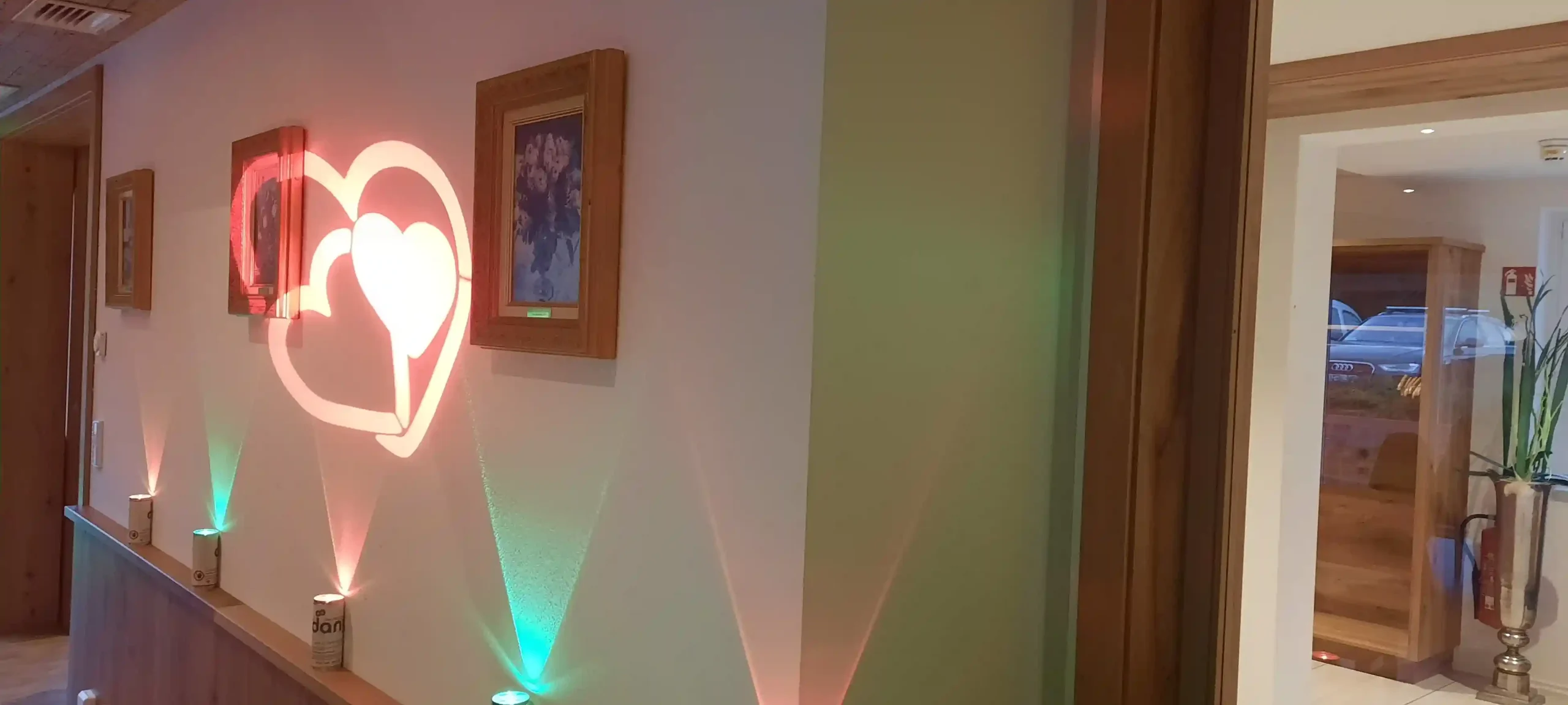 Ambeintebeleuchtung zur Hohzeit Von Dj Dany auf Schloss Elmau