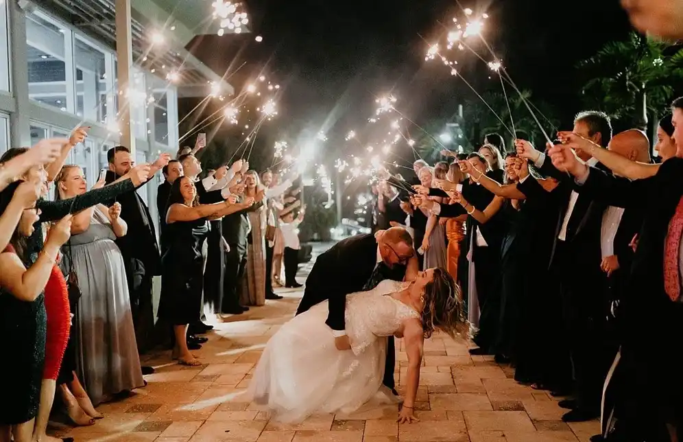 Abschluss der Hochzeit am Steinsee