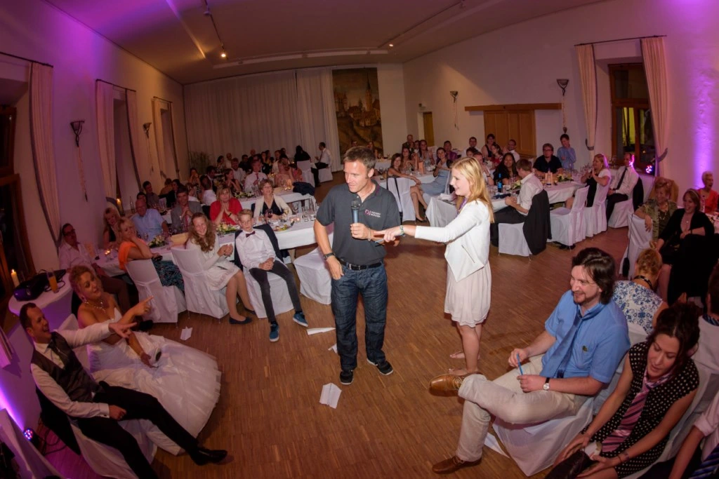 Spiel und Spaß auf der Hochzeit in Kloster Irsee