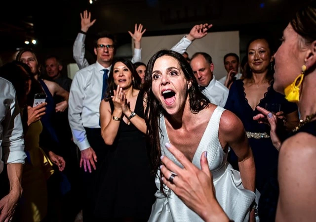 Gute Stimmung auf der Hochzeit in Kolbermoor