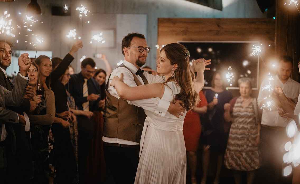 Brautwalzer auf der Hochzeit in der Kaltmühle