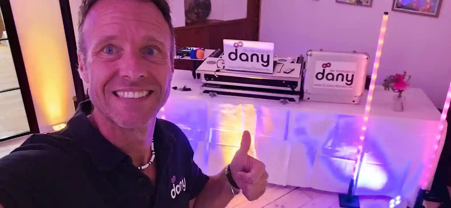 Dj Dany auf der Hohzeit im Tegernseer Hof in Gmund